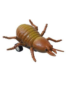 Pull Back Bug Toy Termite Beetle Insect Brown Plastic Friction Car